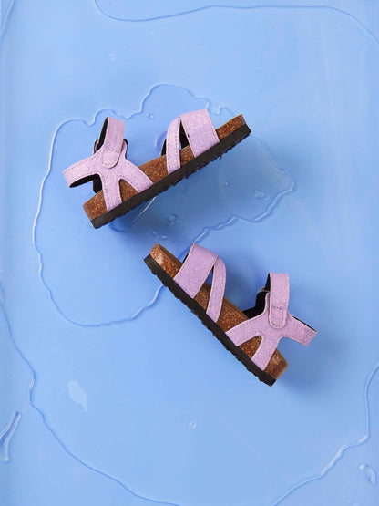 Name it sandal med glitter - Sand verbena - sandal - MamaMilla