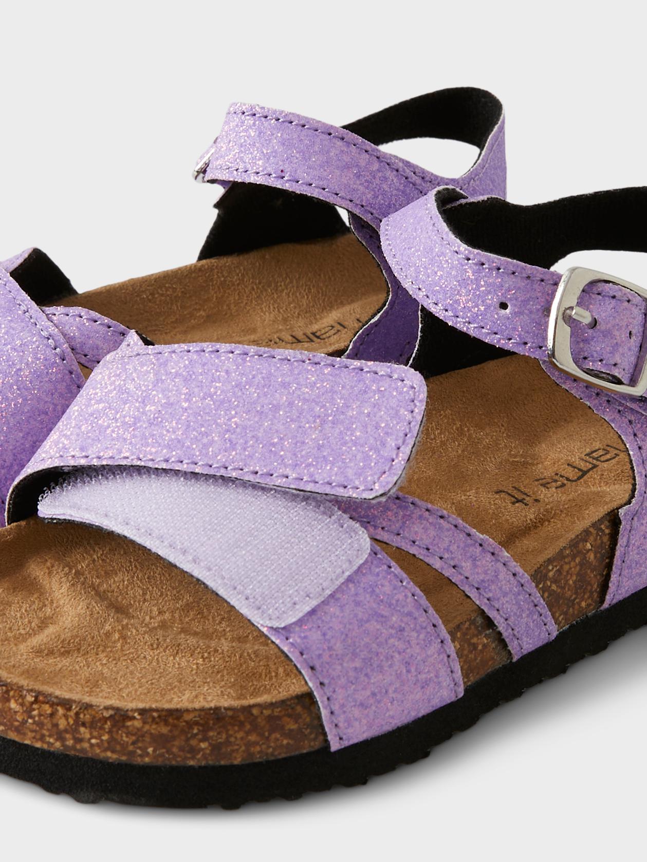 Name it sandal med glitter - Sand verbena - sandal - MamaMilla