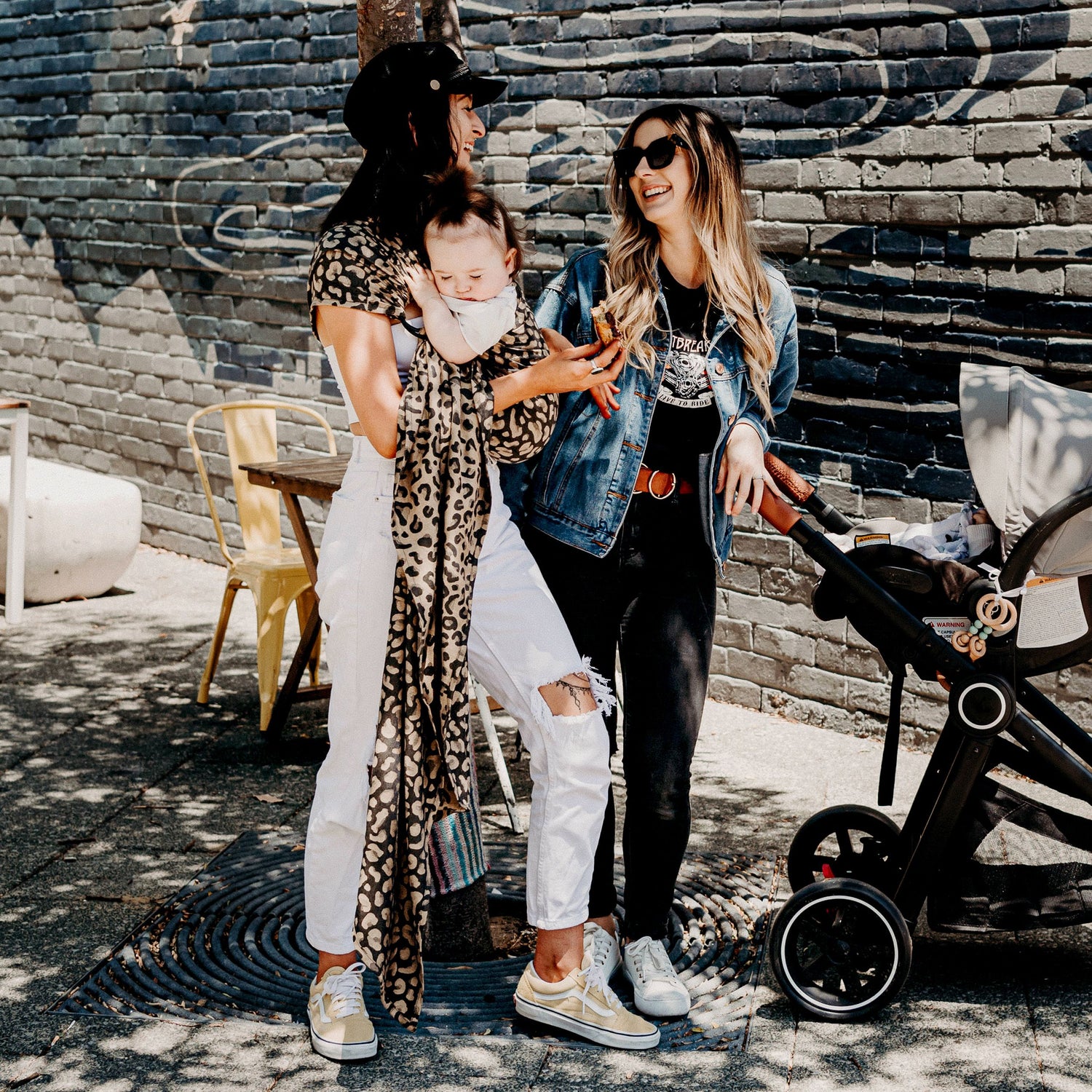 Fidella Ring-Sling – Leopard Silver – Ring-Sling – MamaMilla