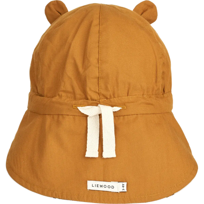 Liewood Wende-Sonnenhut mit Krempe und Ohr – Gorm – Leopard / Sandy – Sonnenhut – MamaMilla