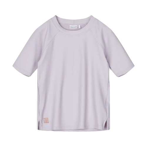 Liewood UV Jersey - Noah Shortsleeve Swim - Misty Lilac - Badkläder - MamaMilla