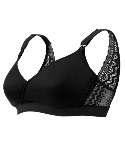 Cache Coeur Still-BH – Serena – Schwarz – Stillkleidung – MamaMilla