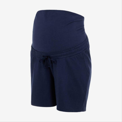 Mamalicious Umstandsshorts – Curve Lif – Marineblauer Blazer – Umstandsmode – MamaMilla