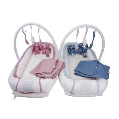 MamaMilla babynestje met Fossflakes vulling - Rozenveren - Babynest - MamaMilla