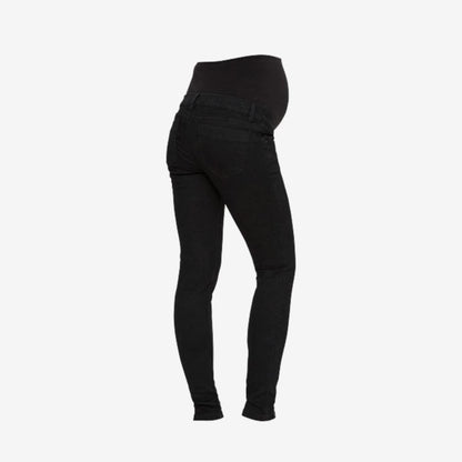 Mamalicious Slim-Fit-Umstandsjeans – Schwarz – Umstandsmode – MamaMilla