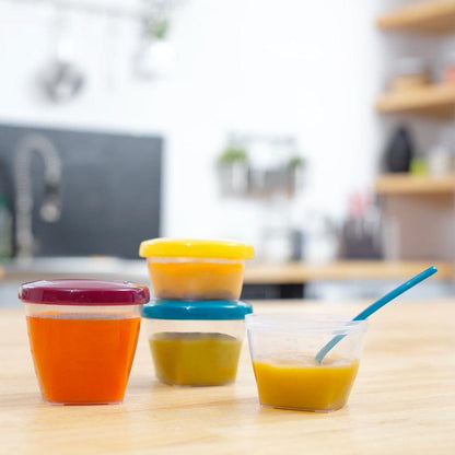 Babymoov Snackeimer – Multiset mit Löffeln – Porridge – MamaMilla
