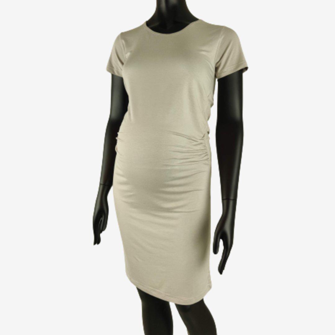 MamaMilla Umstandskleid – Chateau Beige – Umstandsmode – MamaMilla